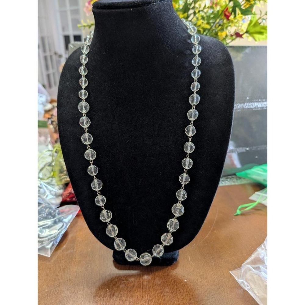 Express Clear Beaded‎ Necklace